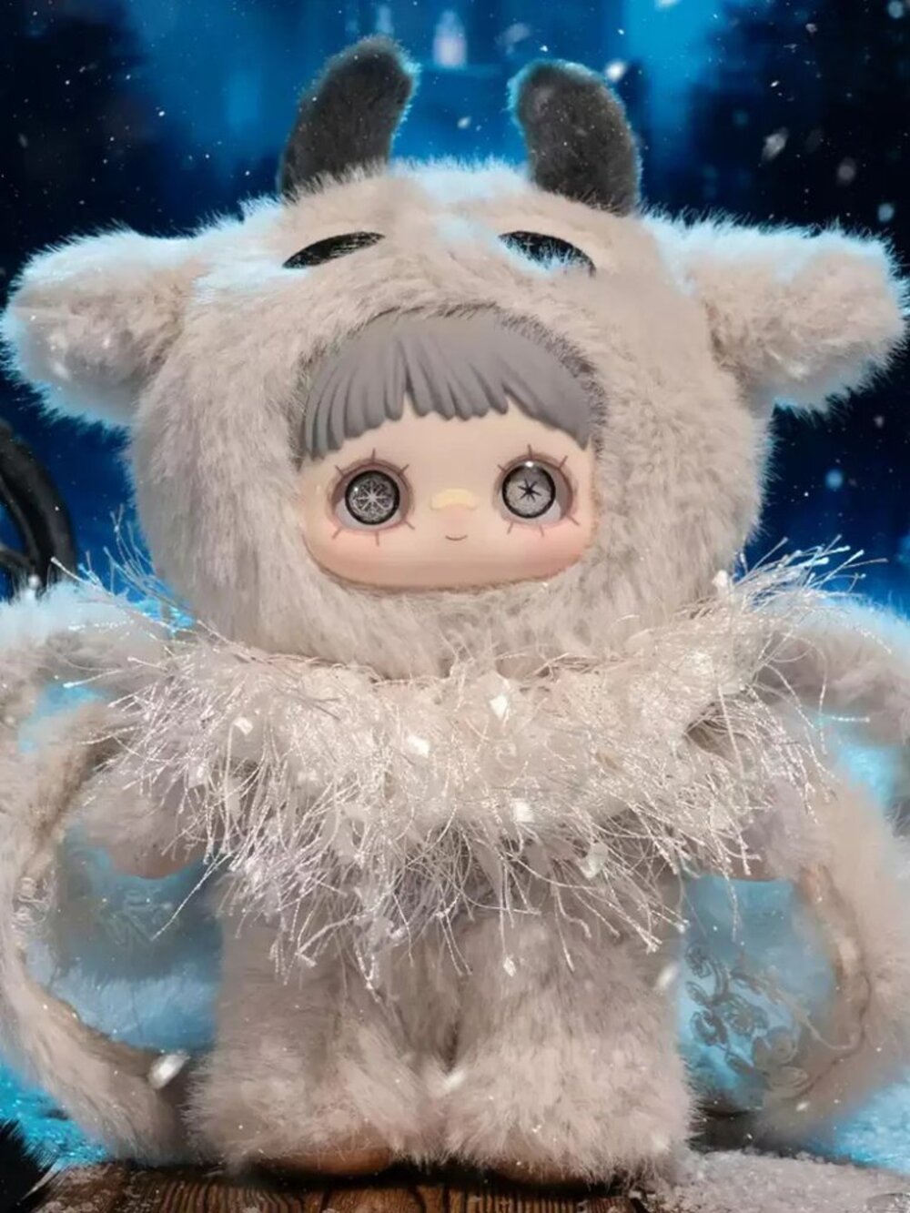 TOPTOY MayMei Winter Weirdness Series Plush Doll Blind Box Series - Snow Moth
